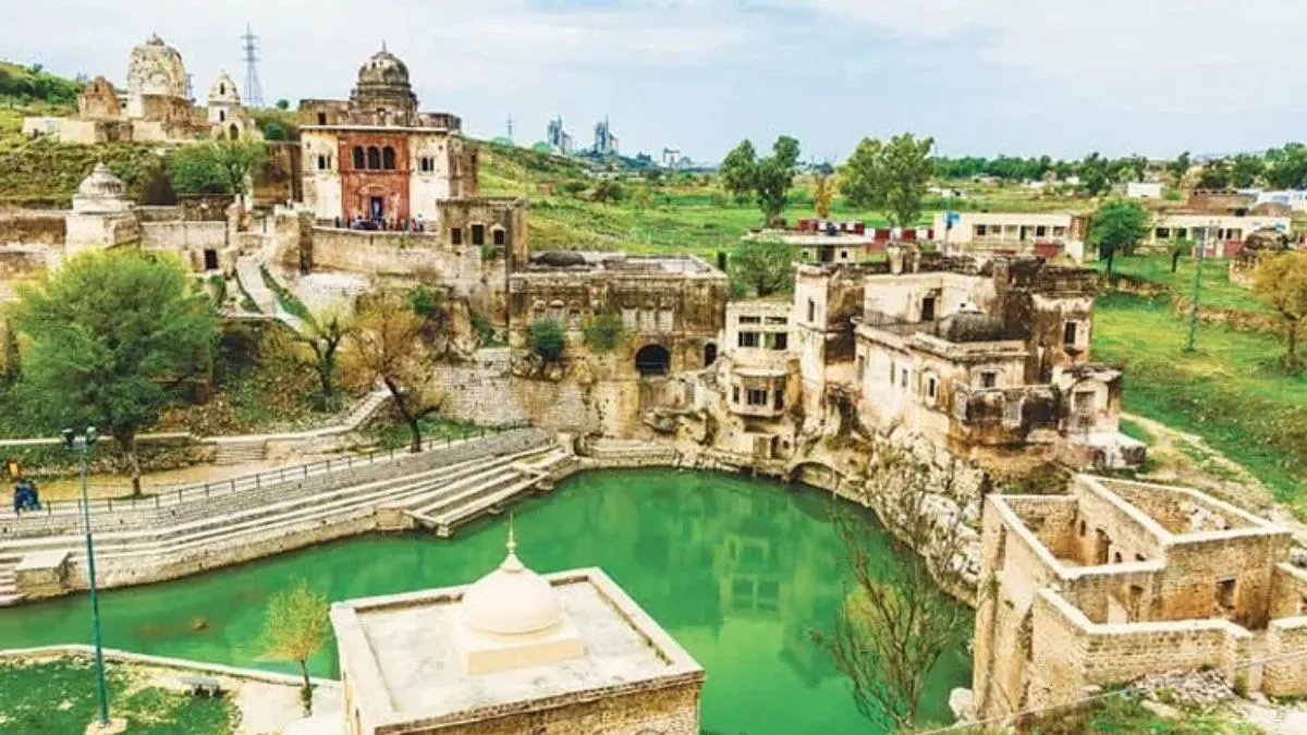 A pond made from the tears of Lord Shiva.- India India TV