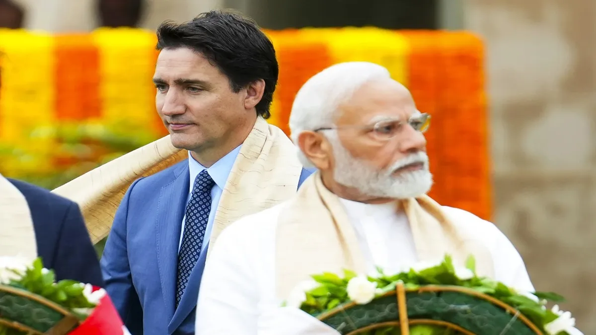 Prime Minister Narendra Modi and Justin Trudeau - India India TV