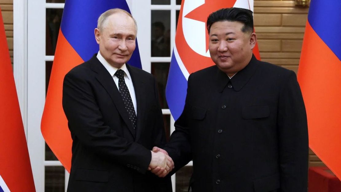 Russian President Vladimir Putin visited North Korean leader Kim Jong Un in June, the first time in more than two decades. Gavriil Grigorov/Sputnik/Pool/Reuters