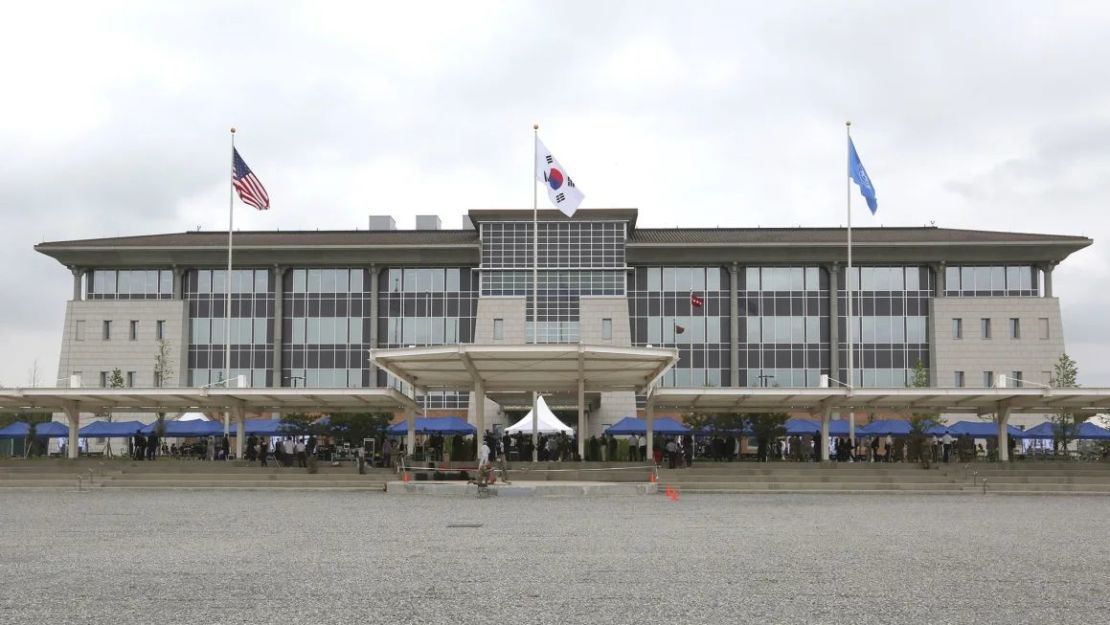 On June 29, 2018, the new headquarters for U.S. Forces Korea opened at Camp Humphreys in Pyeongtaek, South Korea. Ahn Young-joon/AP